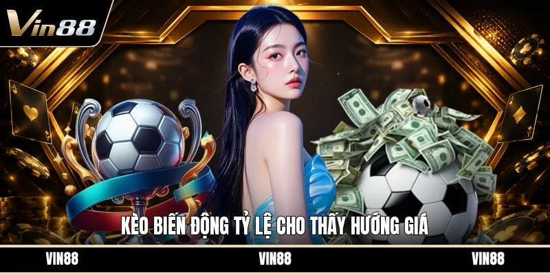 Kèo biến động tỷ lệ cho thấy hướng giá