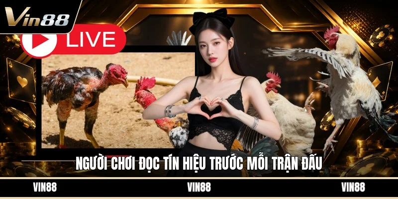 Người chơi đọc tín hiệu trước mỗi trận đấu