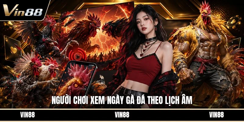 Người chơi xem ngày gà đá theo lịch âm